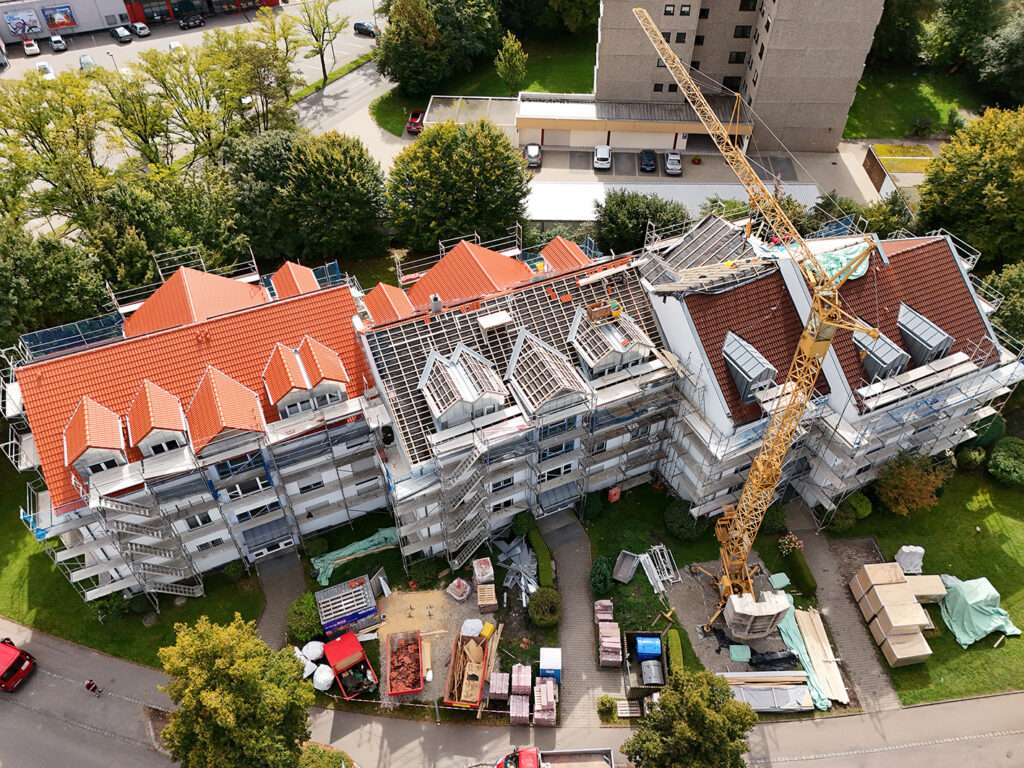 Dachsanierung mit Gauben